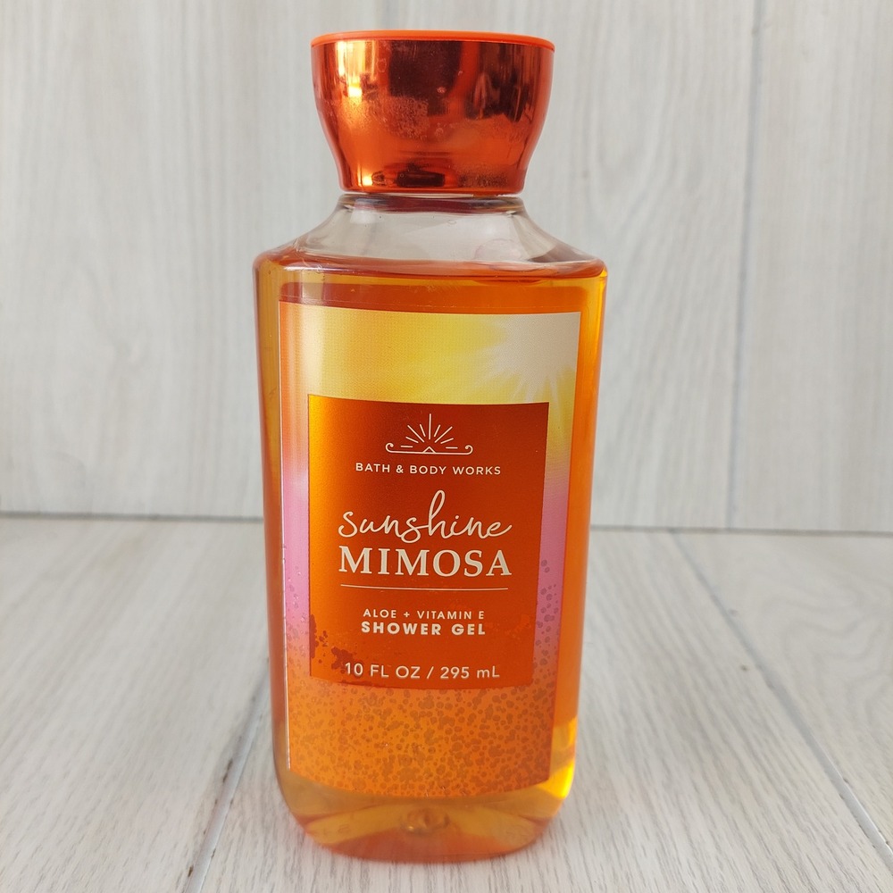 Bath & Body Works Shower Gel Unisex 10oz Orange Sunshine Mimosa Citrus Champagne